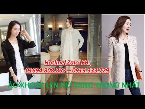 Những Mẫu Áo Khoác Len Nữ Sang Trọng Nhất