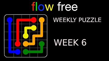 Flow free WEEKLY puzzles WEEK 6, 2021, SOLUTION - Gameplay Walkthrough (iOS & Android)