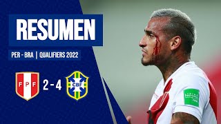 Perú vs Brasil 2 - 4 | Clasificatorias 2022