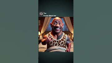 Dwayne Wakes Up From A Nightmare 🤯 #ai #aiart #chatgpt#shorts