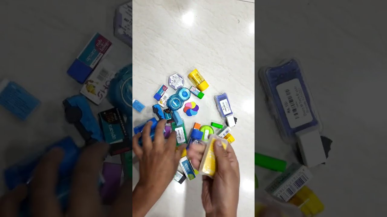 Eraser Collection Different Brands Haul Apsara DOMS Mapped Types Of Erasers Shorts