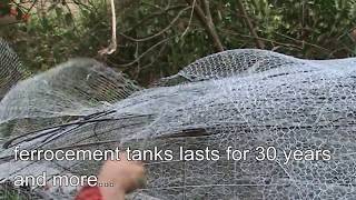 ferrocement rain water  storage tank