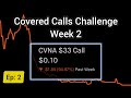 Robinhood Covered Calls Challenge: Week 2!