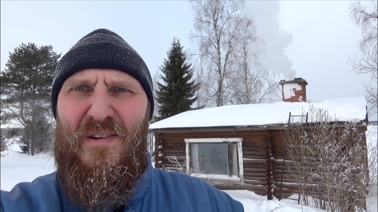 Ulkosaunan lämmitys pakkasella