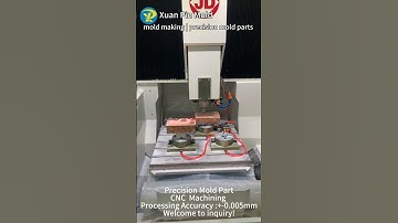 Precision Mold Parts -CNC Machining #precisionmanufacturing #moldmaking #sparepart #customization