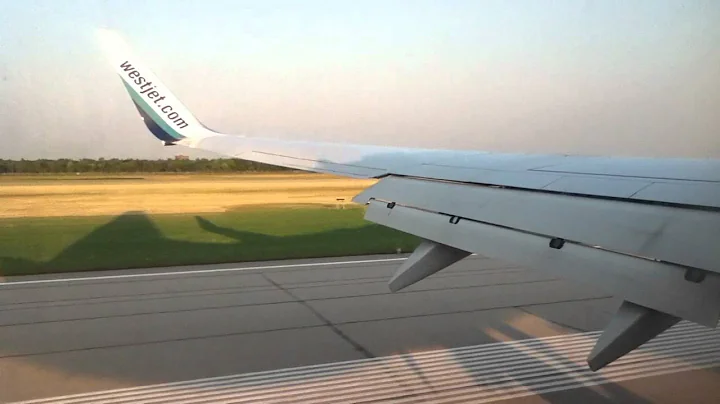 Landing at Winnipeg Richardson Airport (YWG) on a WestJet 737
