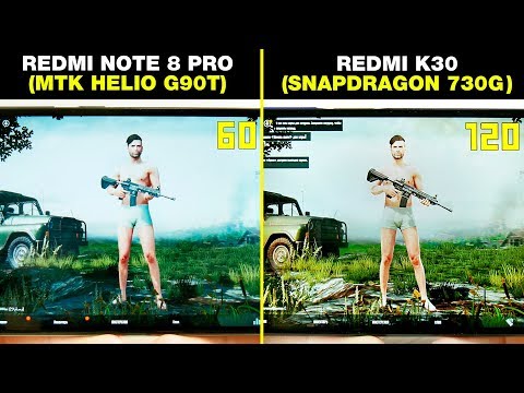 REDMI K30 Vs REDMI NOTE 8 PRO ? - БОЛЬШОЕ СРАВНЕНИЕ В ИГРАХ! ? FPS+НАГРЕВ! GAMING TEST