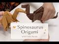 Spinosaurus Origami with Little Hands | A Quiet Making Time