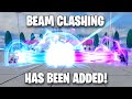Beam clashing has been added in ki battlegrounds