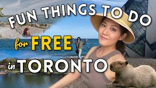 Famous 5 FUN THINGS to do for FREE in Toronto in the SUMMER 😎 🏖 Living in Canada Wealth