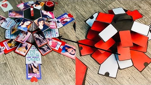 How to customise plain Hexagonal Explosion Box? Process video | Full tutorial | PASSION Here |