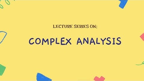 Complex Analysis Course Intro: Overview, Outcomes & Must‑Read Texts