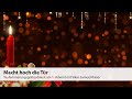 Macht hoch die Tür - Tauferinnerungsgottesdienst am 1. Advent