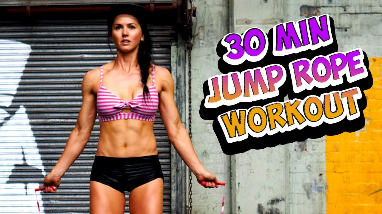 30 Minute Fat Burning Jump Rope Workout At Home