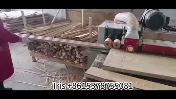 Wood broom handle making machine at a good price #broomsticks  #coatedbroomstick #woodbroom