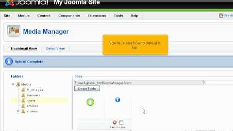 How to use the Media Manager in Joomla - Joomla Tutorials