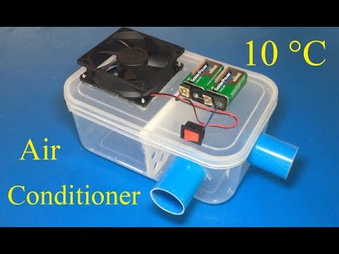 How to make air conditioner at home , 10 °C max cool