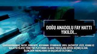 Doğu Anadolu Fay Hatti Yikildi...