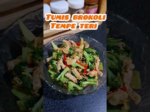 tumis brokoli tempe