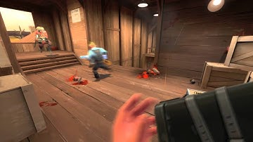 TF2: Pyro Reflect Kill - Perfect Timing (Soldier