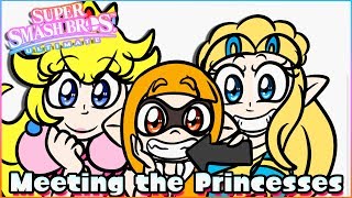 Orange Meets The Princesses (Smash Bros. Comic Dub)| By Kira-Vera