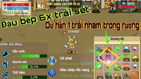 Hải Tặc Tí Hon l Review Acc Đầu Bếp 6x Trái Sét l Dư Hẳn 1 TAQ Nham Thạch Trong Rương l Qúa Khủng