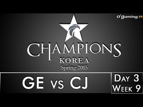 LCK Spring 2015 - W9D3 - GE vs CJ