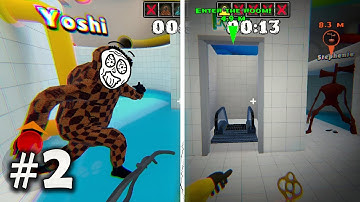 Hide in The Backroom Nextbots 🏃‍♂️😱| Gameplay Walkthrough PART 2 level 6-10 🎮😈