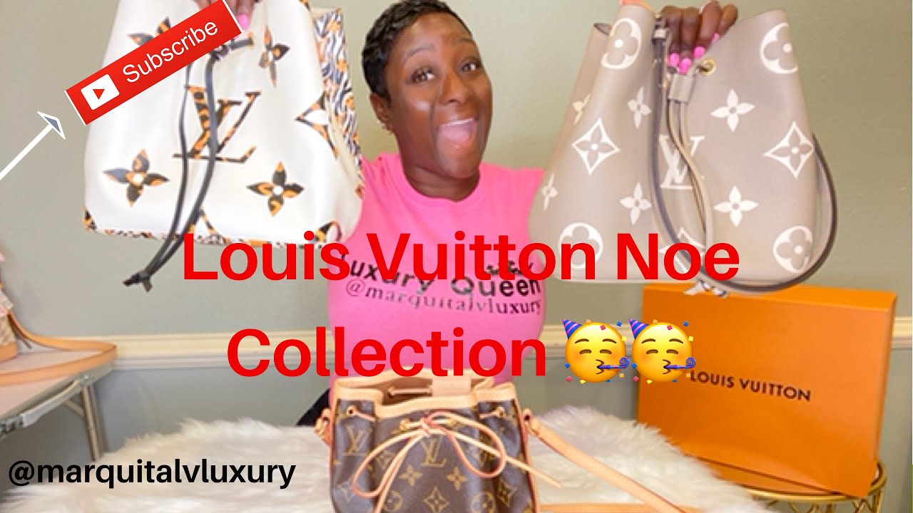 LOUIS VUITTON NOE BB REVIEW WITH MOD SHOTS 