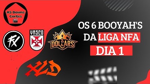 Todos os 6 Booyah's da Liga NFA Split 1 2025 dia 1 | Free Fire | AS DOWNS CORTES