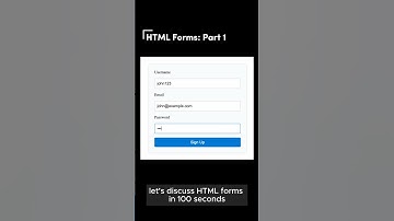 HTML Form Part 1: An Introduction to HTML Forms