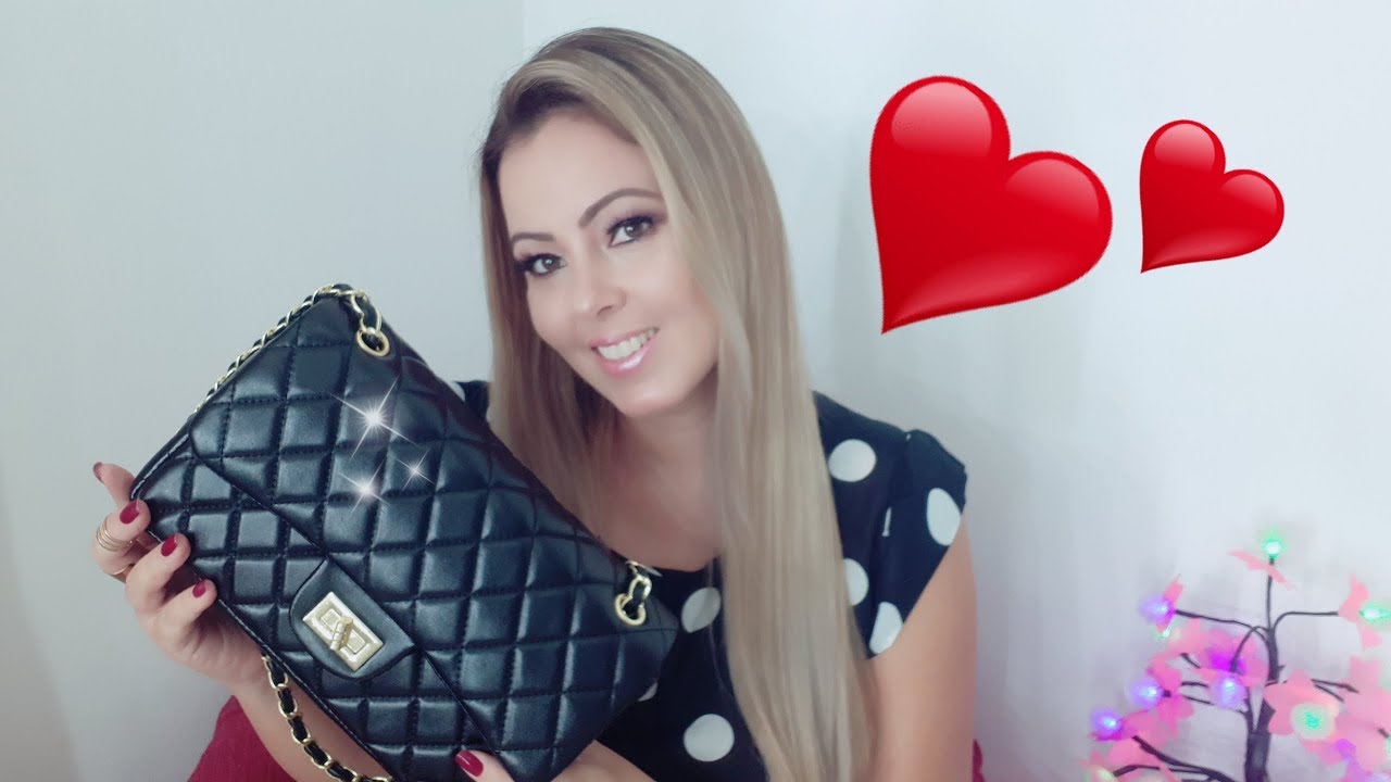 Bolsa inspiração Chanel do Aliexpress #26