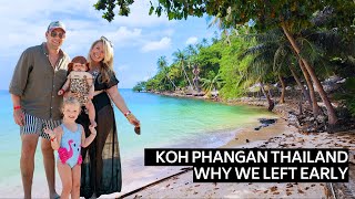 Koh Phangan Thailand 🌴 | Why We Left After Just 24 Hours Family Travel Vlog