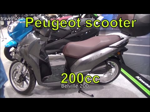 The New 2017 Peugeot Scooter Belville 200