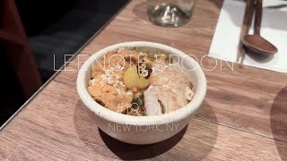 Leenote spoon #19 Oiji, New York | New Korean Restaurant | iPhone 13 mini | 4K