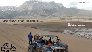 We Find the Brule Lake Sand Dunes... FD and Dad...