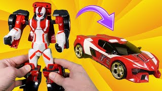 बच्चों के लिए ट्रांसफॉर्मिंग रोबोट के साथ वाहन के नाम सीखें! screenshot 4