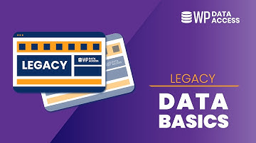 Legacy: Data Projects Basics