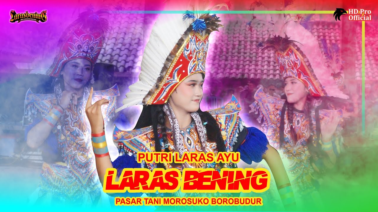 MEMUKAU!! PUTRI LARAS AYU - TOPENG IRENG LARAS BENING - LIVE PASAR TANI MOROSUKO TEGALARUM BOROBUDUR