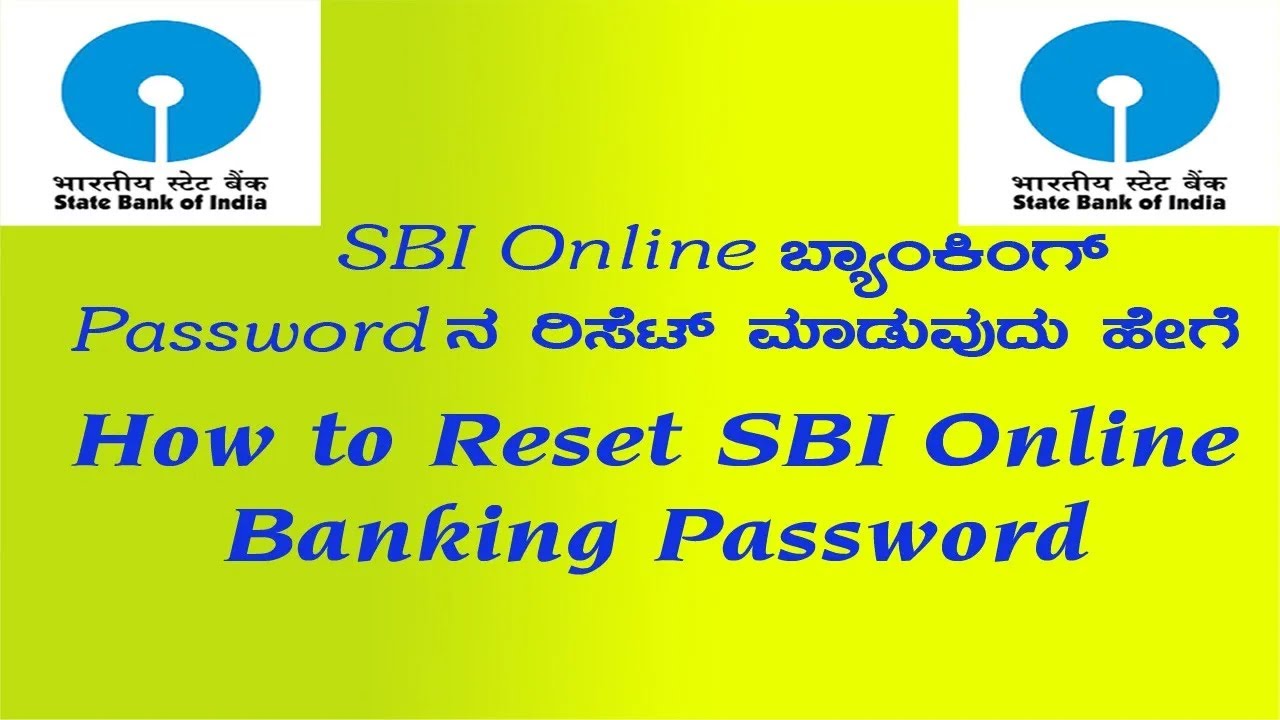 SBI Net banking Username & Password Reset Password & Username