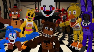 Five Nights at Freddy's 2 addon for MCPE // Full Addon Review! screenshot 4