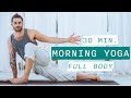 30 min morning yoga flow  energising full body yoga for beginners
