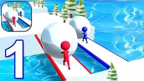 SNOW RACE GAMEPLAY | ALL LEVELS PART 1