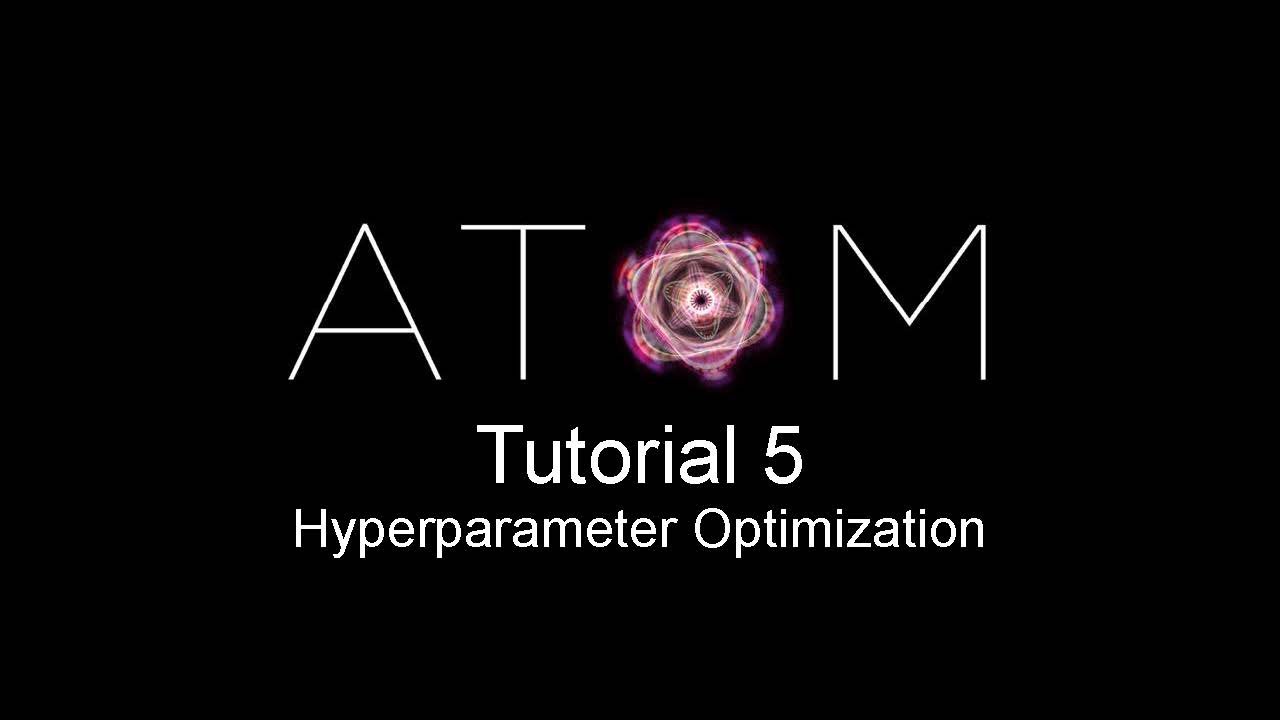 AMPL Tutorial 5: Hyperparameter Optimization for Cheminformatics Models ...