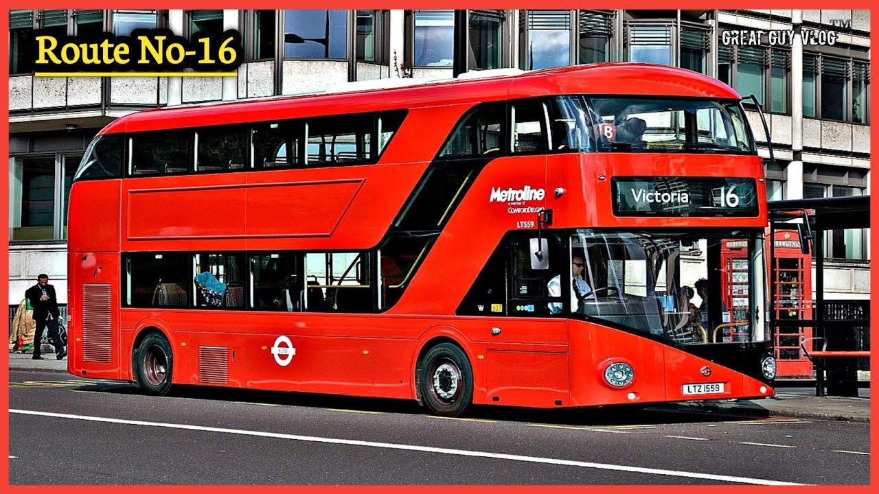 🇬🇧London Bus🚌RideRoute No 16 Cricklewood To VictoriaDouble Decker Bus
