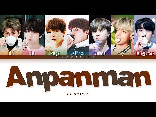 BTS Anpanman Lyrics (방탄소년단 Anpanman 가사) [Color Coded Lyrics/Han/Rom/Eng] class=