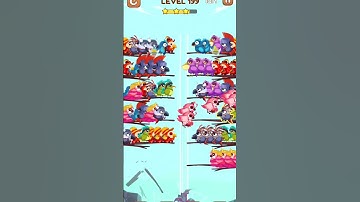 BIRD SORT 2 COLOR PUZZLE GAME🐦      LEVEL 199