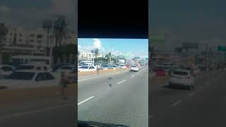 Tapón ahora mismo desde el K13 de la Autopista Duarte hasta La Chulchil