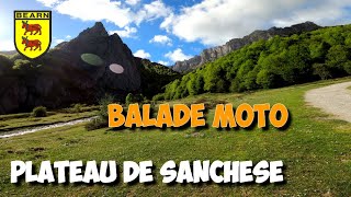 Balade moto - Plateau de Sanchèse (Lescun)