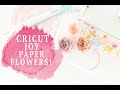 Cricut Joy Paper Flowers : Beginner Friendly Cricut Joy Project!